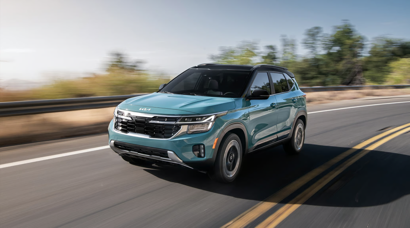 2026 Kia Seltos in Pluton Blue Color 2026 Kia Seltos in Pluton Blue Color