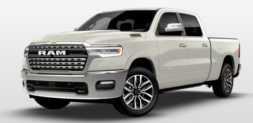 Pearl white 2026 RAM 1500 Limited Longhorn