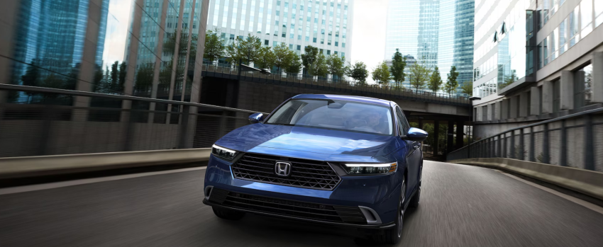 2025 Honda Accord Touring Hybrid in Canyon River Blue Metallic