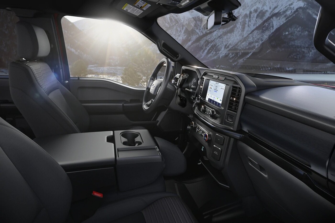 2021 Ford F-150 interior