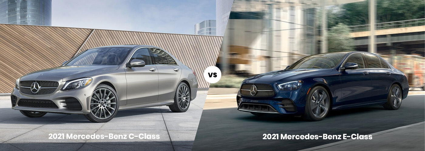 2021 Mercedes-Benz C-Class vs. Mercedes-Benz E-Class