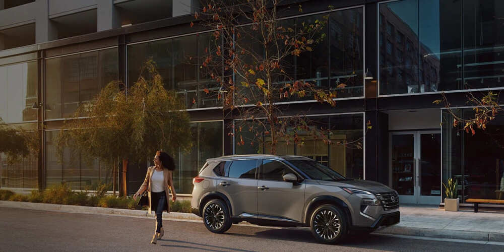 2026 Nissan Rogue 2026 Nissan Rogue on city street