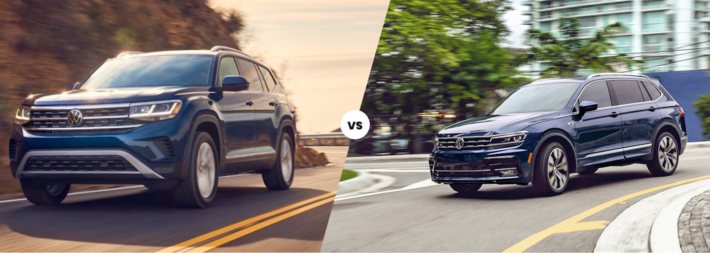 2021 Volkswagen Atlas vs. 2021 Volkswagen Tiguan Ide VW of East Rochester